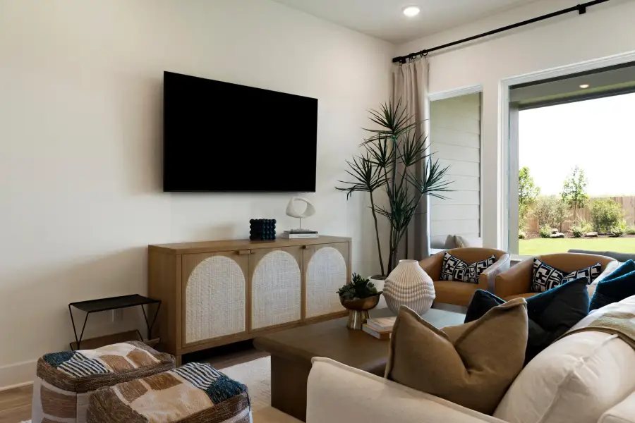 Furnished interior view inside a new home in Lagos Reserve, Manor (Image 14).