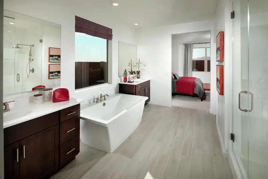 Furnished interior view inside a new home in Paloma Creek - Signature Series, Surprise (Image 7). Furnished interior view inside a new home in Paloma Creek - Signature Series, Surprise (Image 7).