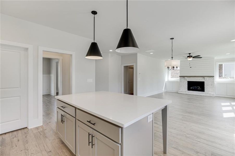 Furnished interior view inside a new home in , Buford (Image 13).