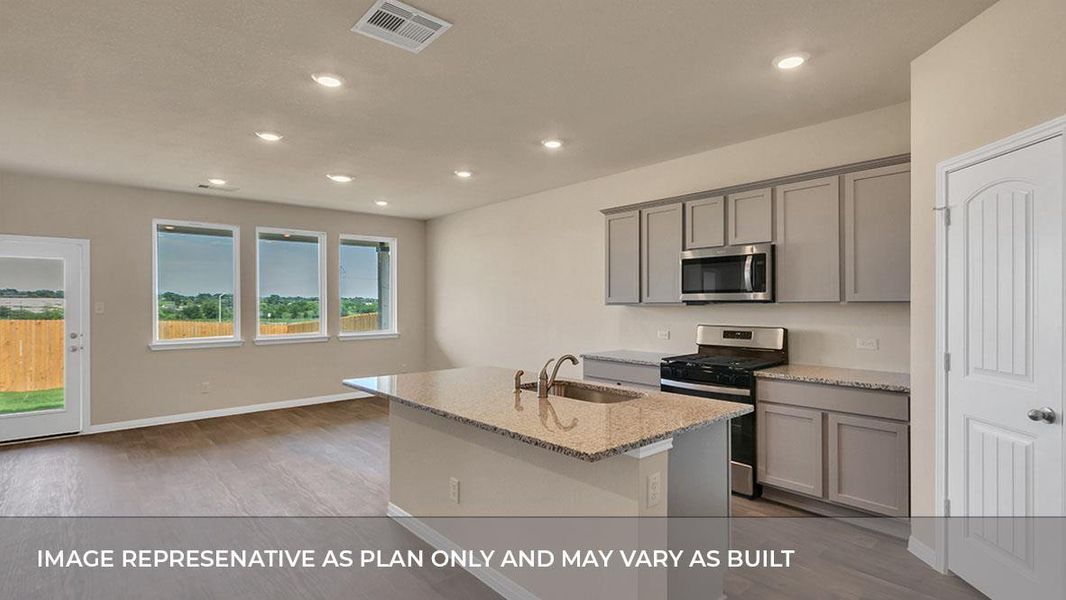 Furnished interior view inside a new home in Talavera, Kyle (Image 4).