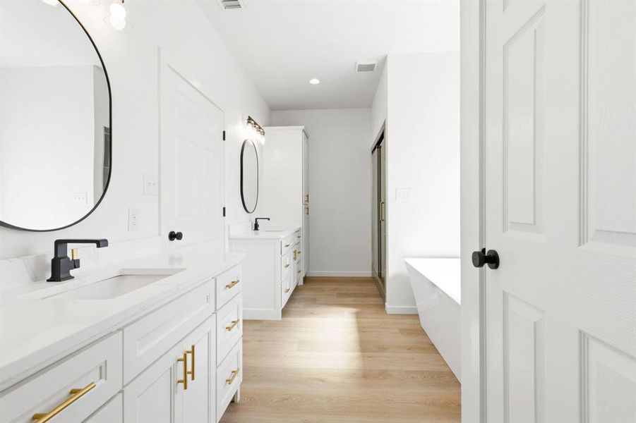 Furnished interior view inside a new home in , Hawley (Image 15).