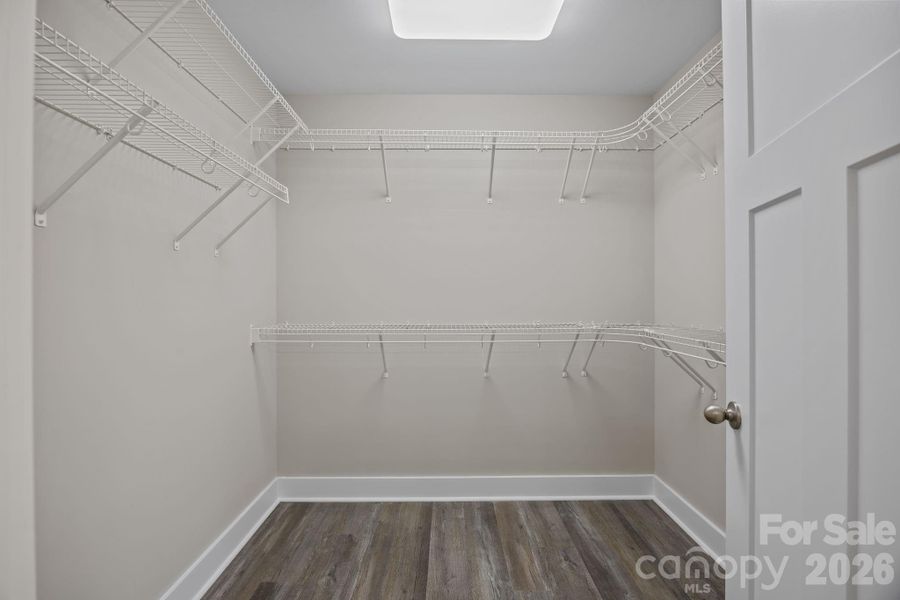 Primary walk-in closet