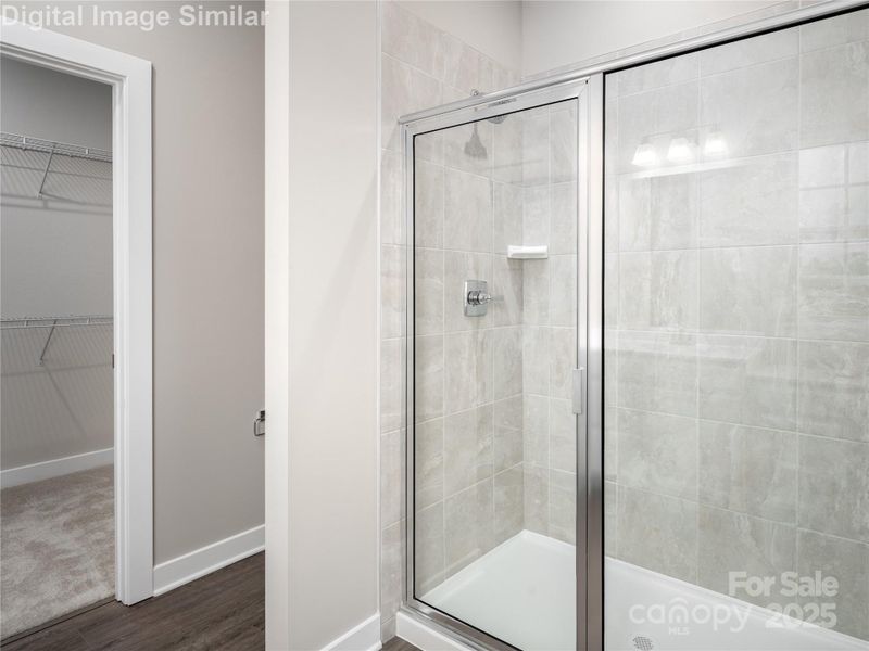 Step into luxury — the Roman shower features a sleek framed door and generous space for a spa-like experience every day. Step into luxury — the Roman shower features a sleek framed door and generous space for a spa-like experience every day.