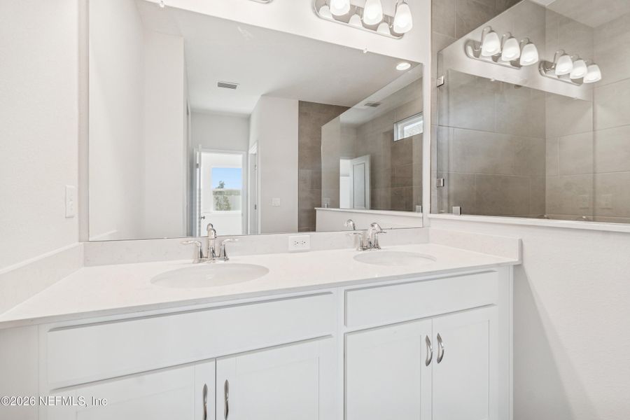 Close-up of interior finishes inside a home in Tributary 50', Yulee (Image 18).