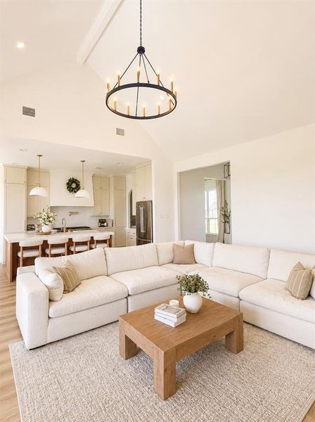 Furnished interior view inside a new home in , Whitesboro (Image 11).