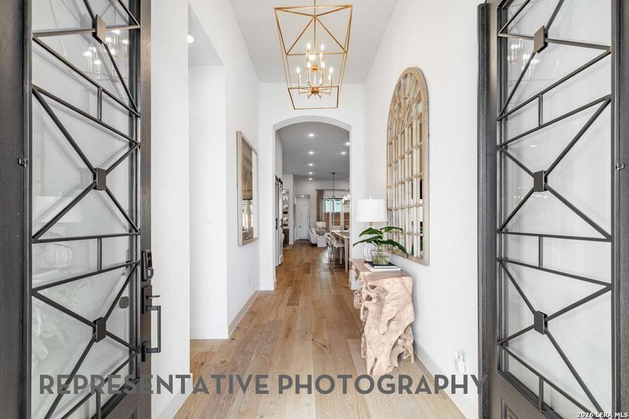 Furnished interior view inside a new home in Esperanza, Boerne (Image 18). Furnished interior view inside a new home in Esperanza, Boerne (Image 18).