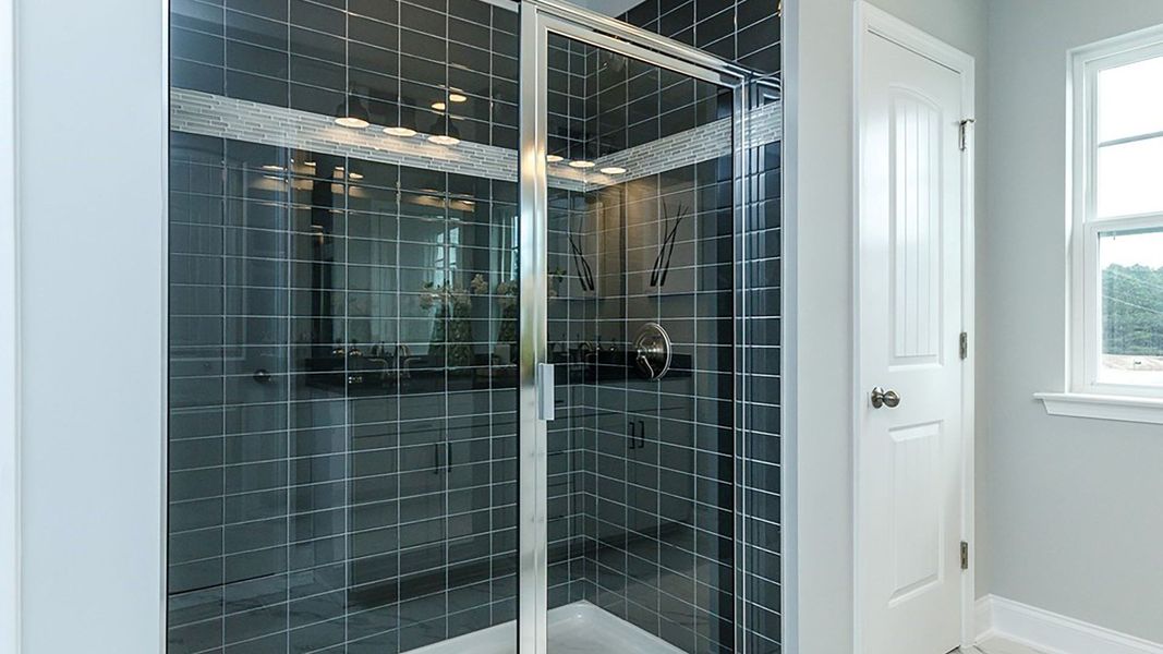 Furnished interior view inside a new home in Station Pointe, Angier (Image 24).