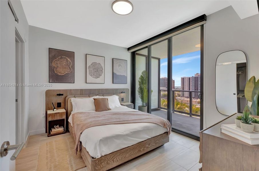 Furnished interior view inside a new home in , Miami Beach (Image 13).