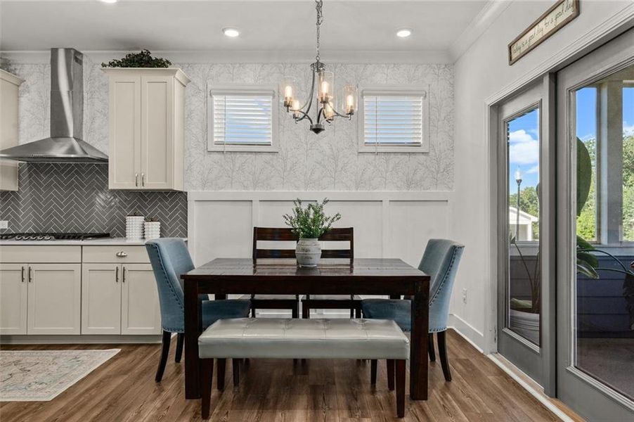 Furnished interior view inside a new home in , Canton (Image 45).