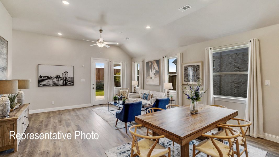 Furnished interior view inside a new home in Hulen Trails, Fort Worth (Image 7).