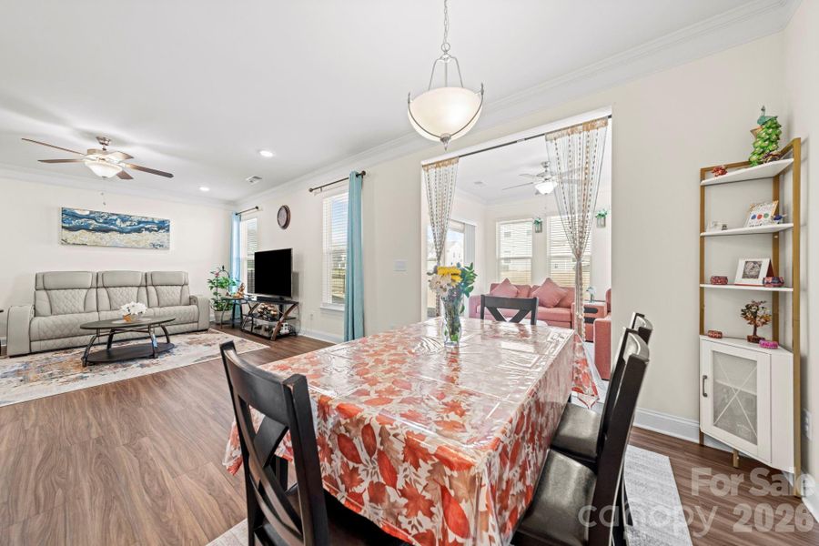 Furnished interior view inside a new home in , Charlotte (Image 27). Furnished interior view inside a new home in , Charlotte (Image 27).