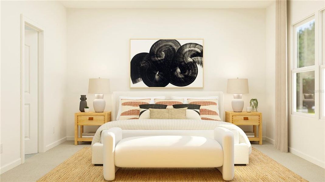 Furnished interior view inside a new home in Pioneer Ranch, Ocala (Image 7).