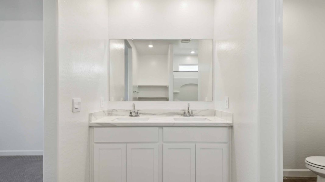 Furnished interior view inside a new home in Radiance at Superstition Vistas, Mesa (Image 12).