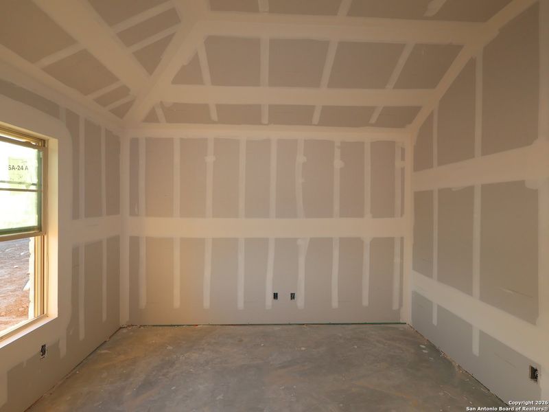 In-progress construction of a new home in Cinco Lakes, San Antonio, TX (Image 26).
