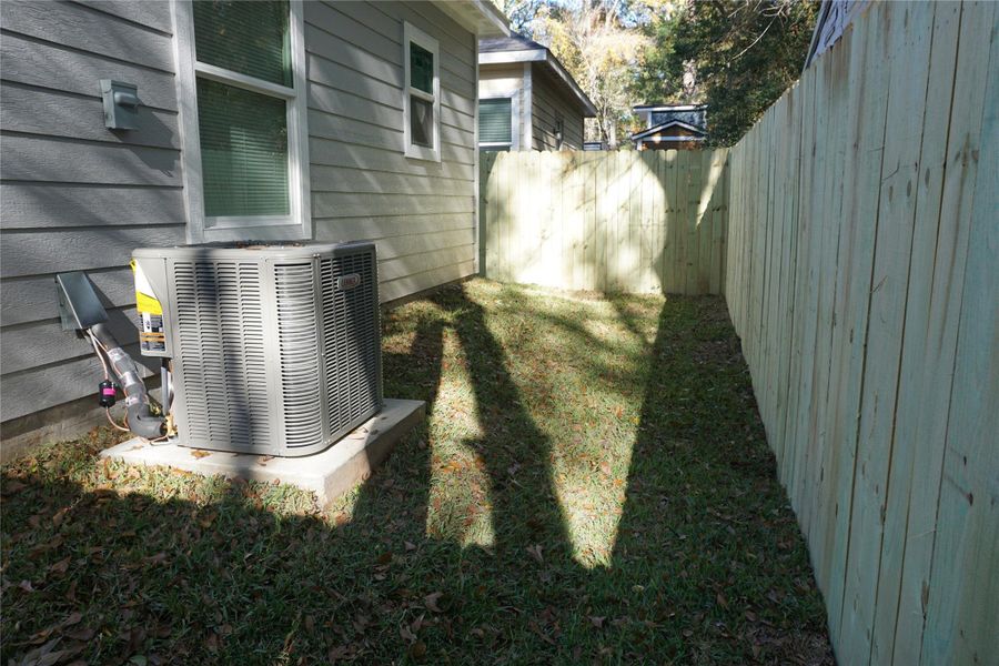 Exterior details and patio area of a home in , Willis (Image 22). Exterior details and patio area of a home in , Willis (Image 22).