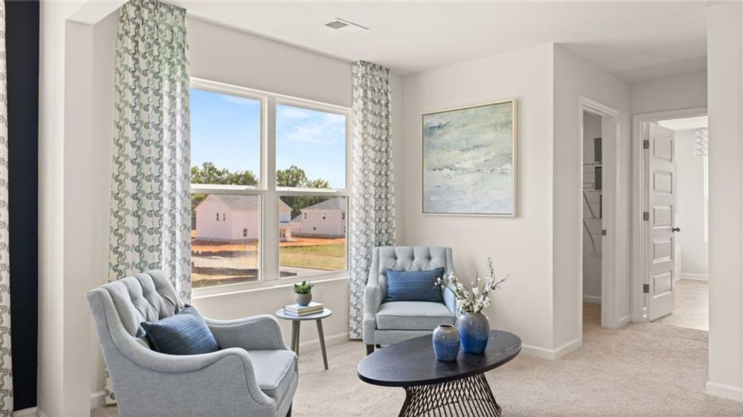 Furnished interior view inside a new home in Bridle Creek, Locust Grove (Image 52).