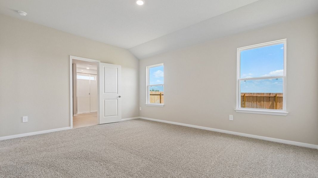 Spacious, unfurnished interior of a new home in Carillon, Manor (Image 29).