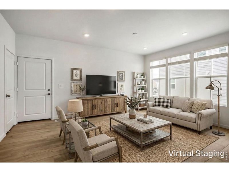 Furnished interior view inside a new home in Riano Ridge, Loveland (Image 5).