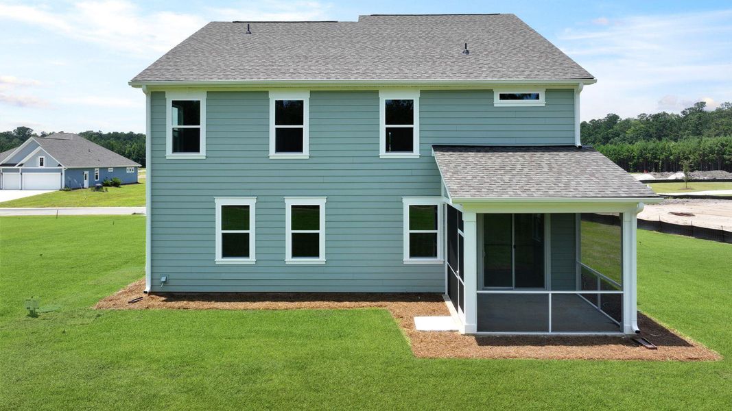 Exterior details and patio area of a home in Berkeley Bay, Ridgeville (Image 3).