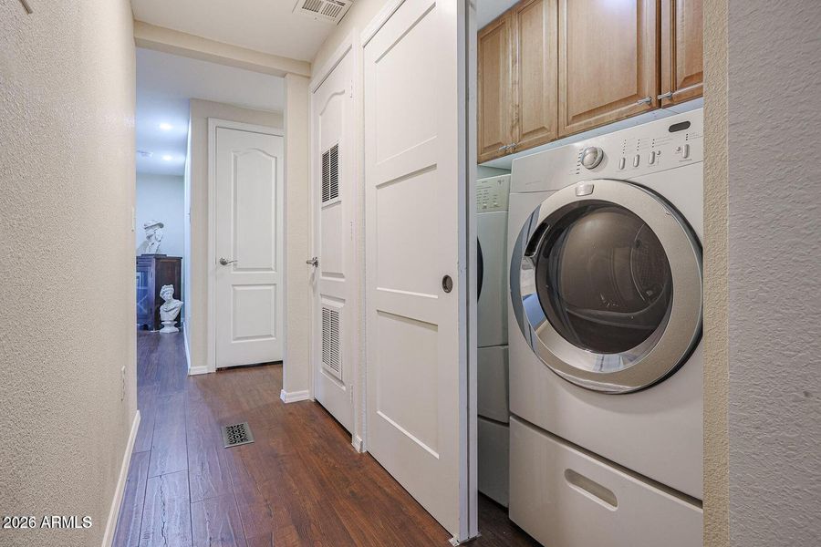 Washer and dryer included