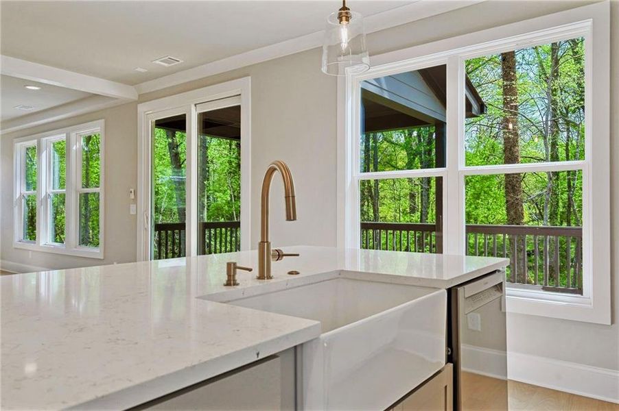 Close-up of interior finishes inside a home in , Atlanta (Image 18).