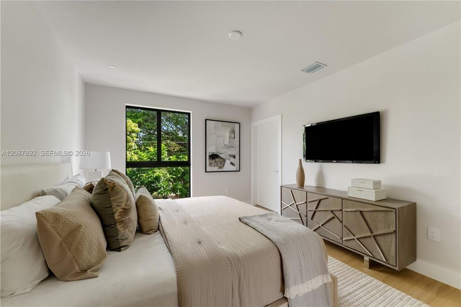 Furnished interior view inside a new home in , Miami (Image 14).