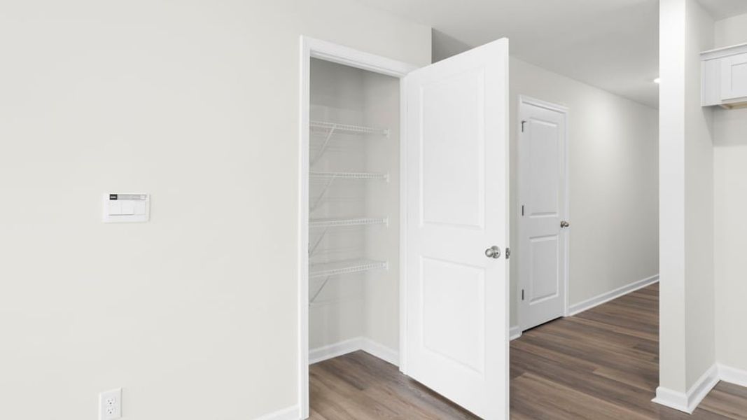 Spacious, unfurnished interior of a new home in Harper Ridge, Roebuck (Image 24). Spacious, unfurnished interior of a new home in Harper Ridge, Roebuck (Image 24).