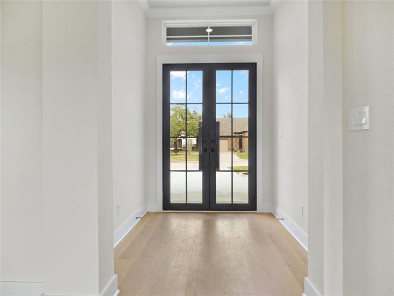 Similar Front Foyer of a Home Built by Tx Best Home Builders