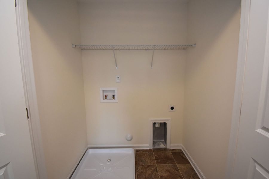Representative unfurnished interior of a home built from the Irvine by Keystone Homes NC in The Wilcox, Greensboro (Image 23).
