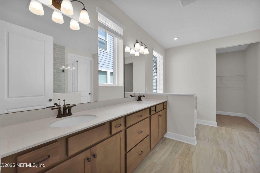 Furnished interior view inside a new home in Trailmark - Phase 10, St. Augustine (Image 10). Furnished interior view inside a new home in Trailmark - Phase 10, St. Augustine (Image 10).