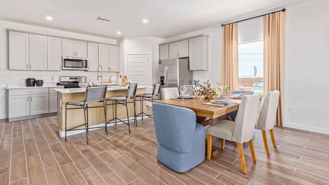 Representative furnished interior of a home built from the Gaven by D.R. Horton in The Oasis at Rocking K, Vail (Image 11).