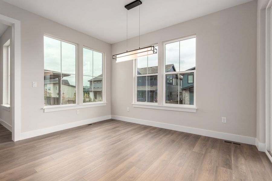 Spacious, unfurnished interior of a new home in West Grange, Longmont (Image 35).