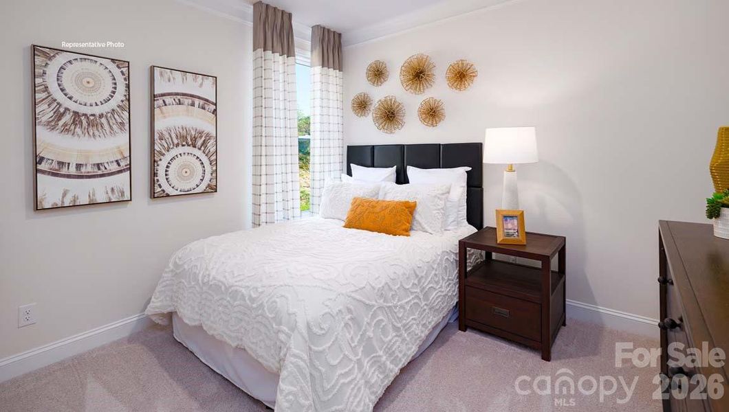 Furnished interior view inside a new home in Sylvan Creek, Denver (Image 38).