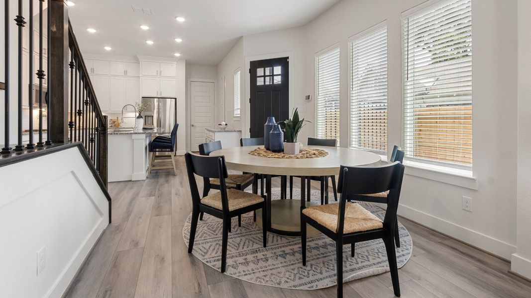 Furnished interior view inside a new home in Shady Acres, Houston (Image 9).
