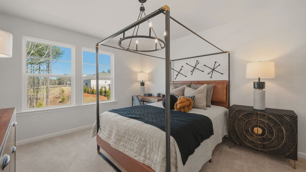 Furnished interior view inside a new home in Hamilton Lakes, Lawrenceville (Image 26).