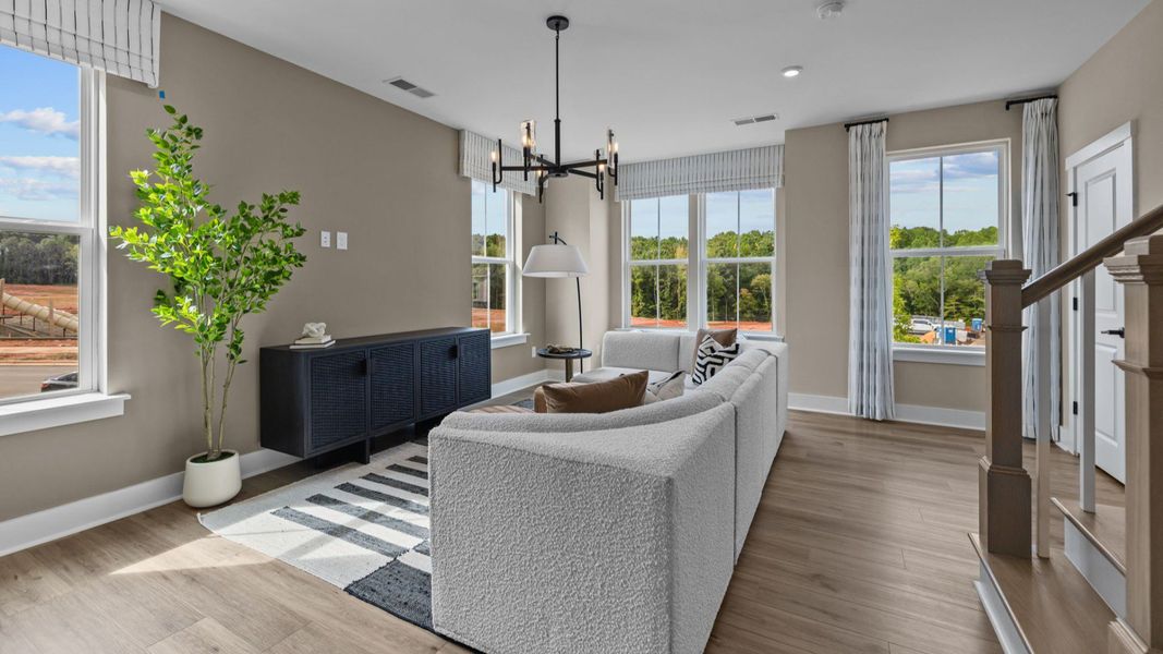 The Landon Plan at River District by DRB Homes in Charlotte, NC-  Living Area