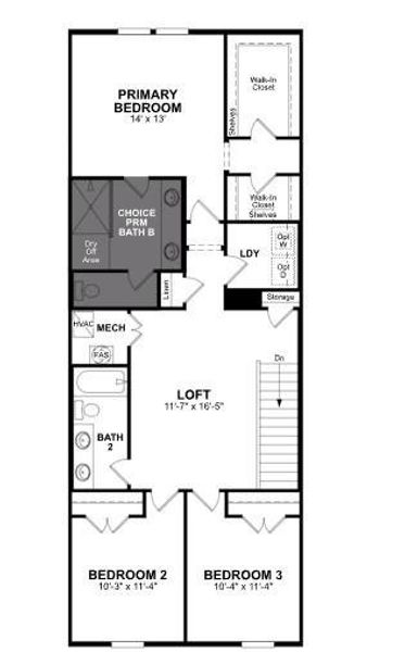 Beazer Homes Waterbend Yale Floorplan.