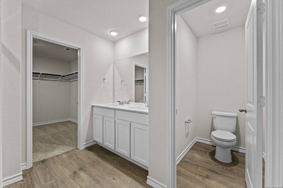 Furnished interior view inside a new home in Brookstone Creek, San Antonio (Image 5).