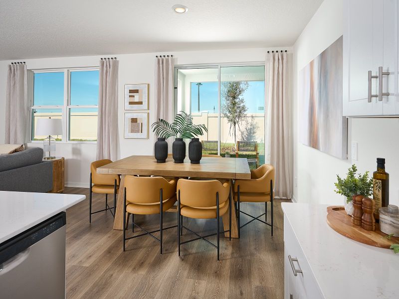 Furnished interior view inside a new home in Crosswinds - Signature Series, Haines City (Image 4).