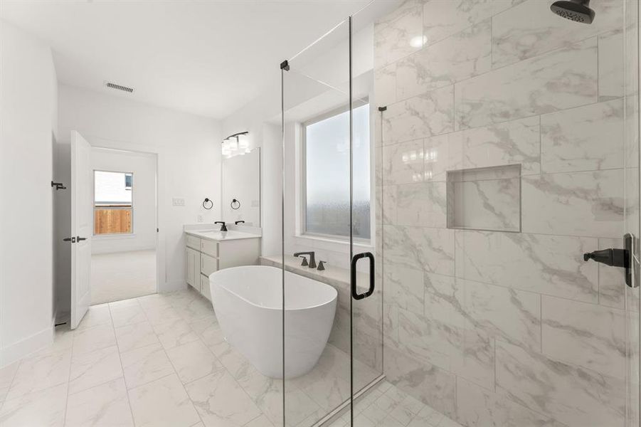 Furnished interior view inside a new home in Inspiration, Lucas (Image 9).