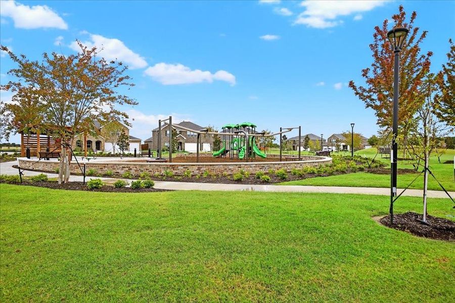 View of Community park area