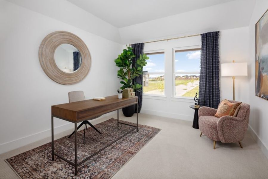 Furnished interior view inside a new home in Chelsea Commons, Allen (Image 15).