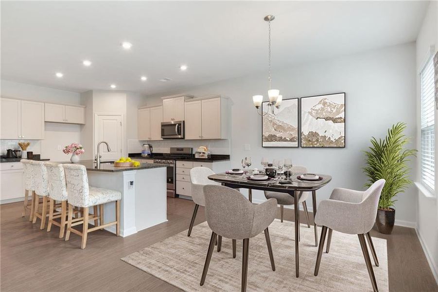 Furnished interior view inside a new home in , McDonough (Image 19).