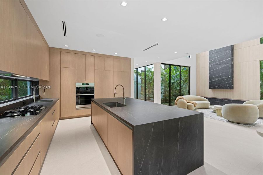 Furnished interior view inside a new home in , Miami Beach (Image 16).