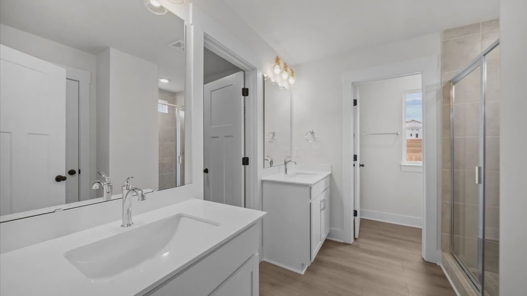 Representative furnished interior of a home built from the Beramont by DRB Homes in Pleasant Falls, Moore (Image 12).