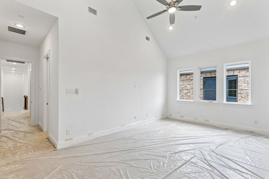 Spacious, unfurnished interior of a new home in Newman Village Townhomes, Frisco (Image 22). Spacious, unfurnished interior of a new home in Newman Village Townhomes, Frisco (Image 22).