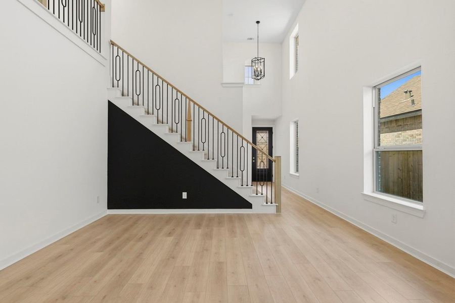 Spacious, unfurnished interior of a new home in Bridgeland, Cypress (Image 16).