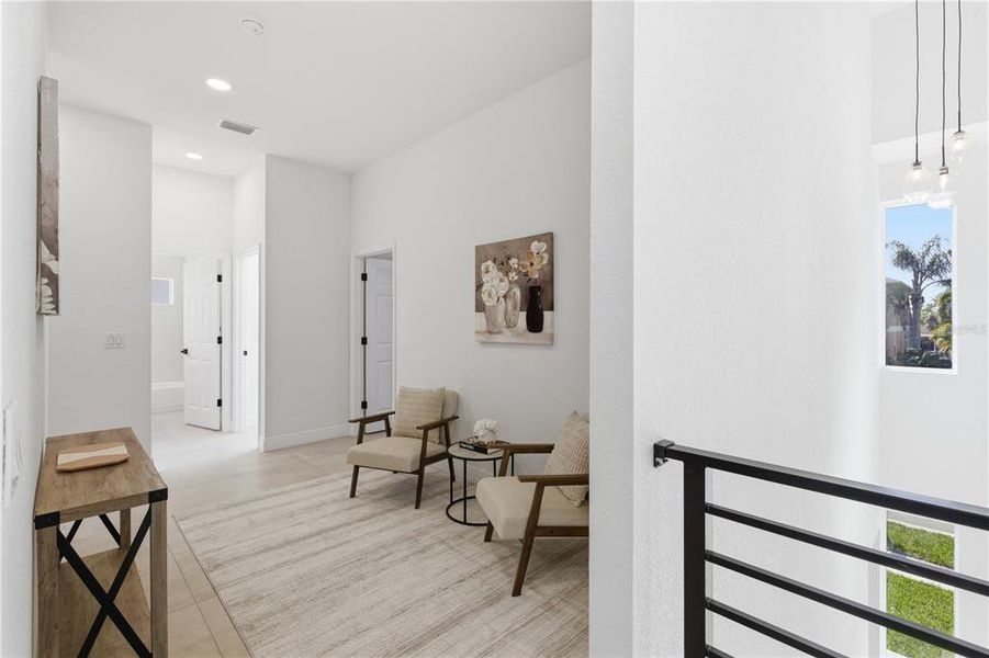 Furnished interior view inside a new home in , New Port Richey (Image 48).