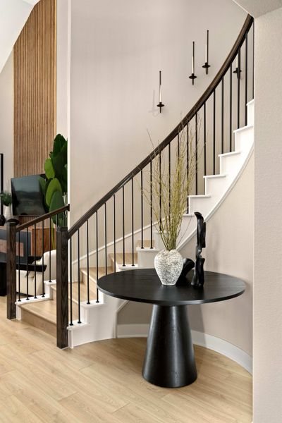 Furnished interior view inside a new home in Heritage, Dripping Springs (Image 47).