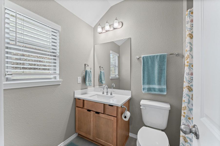 Furnished interior view inside a new home in The Trails, New Caney (Image 14). Furnished interior view inside a new home in The Trails, New Caney (Image 14).